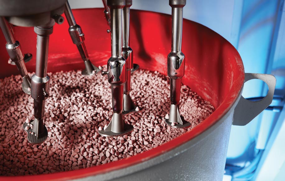 tibial base, polishing, valence