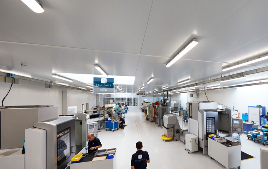 Valence, workshop, machining centers, 5 axes, multifunctional tower, tower bibroche bitourelle, workshop air-conditioned